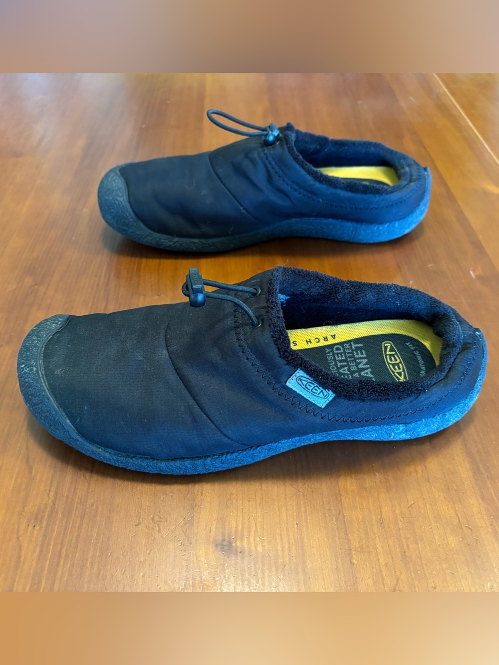 Black Keen Camping Slippers